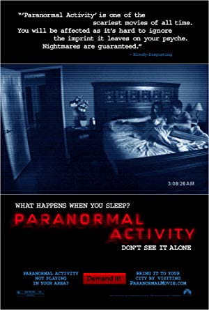  Paranormal Activity 2007 Dual Audio {Hindi-English} 720p [950MB] BluRay