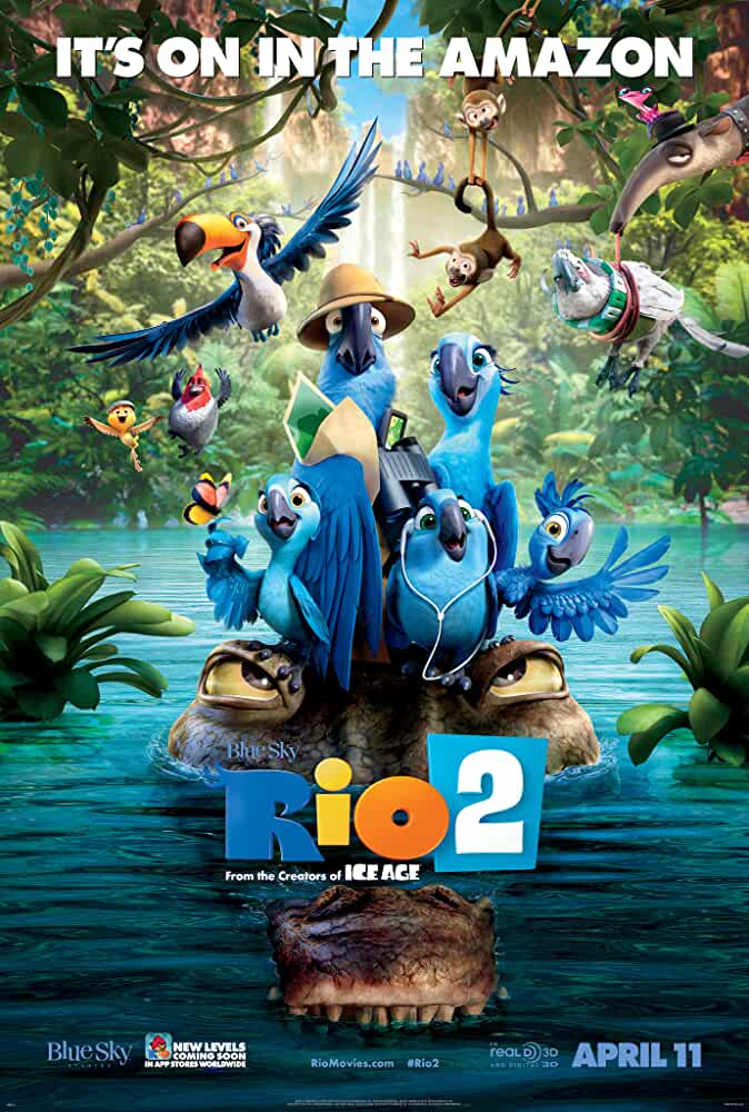  Rio 2 (2014) Dual Audio (Hindi-English) 480p [300MB] | 720p [1GB] | 1080p [2GB]